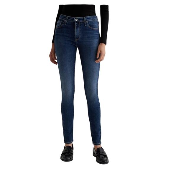 AG Adriano Goldschmied Farrah Ankle Jeans Women’s 27 High Rise Skinny Dark Wash - Picture 1 of 6